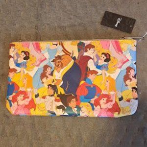 NWT Disney Princess and Prince Couples Makeup Bag